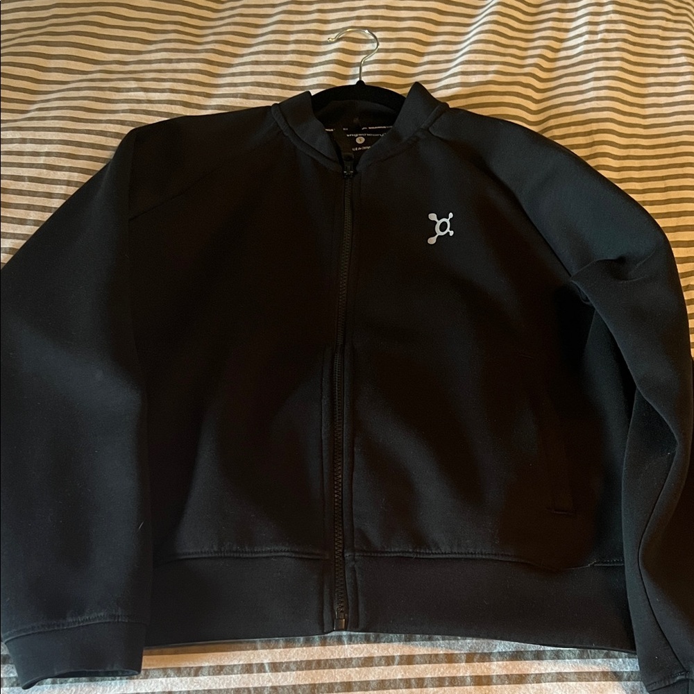 Black Orangetheory Zip-Up Jacket